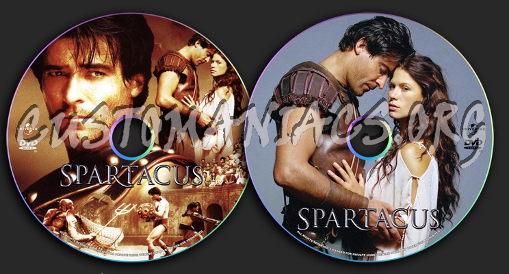 Spartacus dvd label