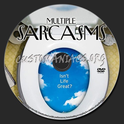 Multiple Sarcasms dvd label