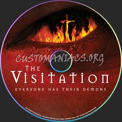 The Visitation dvd label