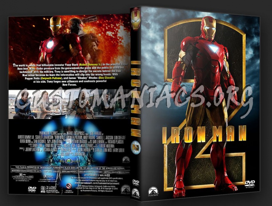 Iron Man 2 dvd cover