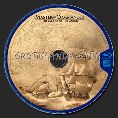 Master & Commander blu-ray label