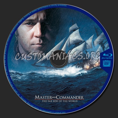 Master & Commander blu-ray label