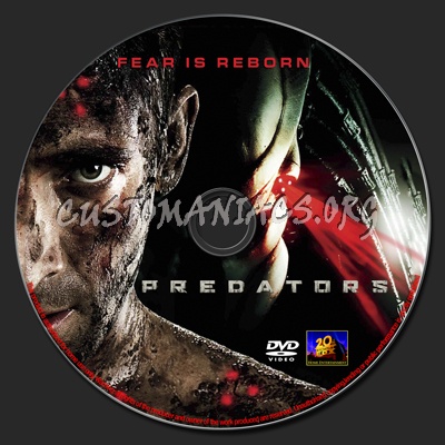 Predators dvd label