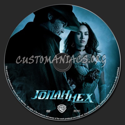 Jonah Hex dvd label