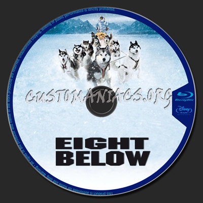 Eight Below blu-ray label