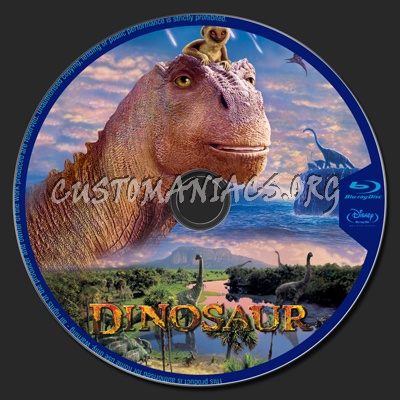 Dinosaur blu-ray label