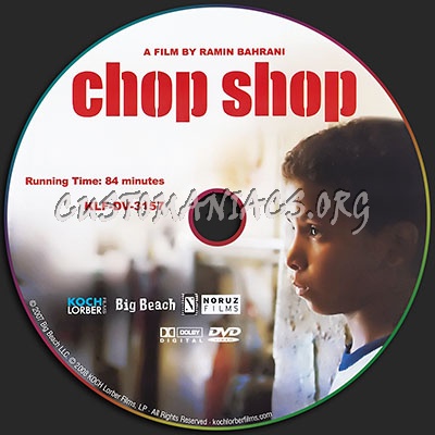 Chop Shop dvd label