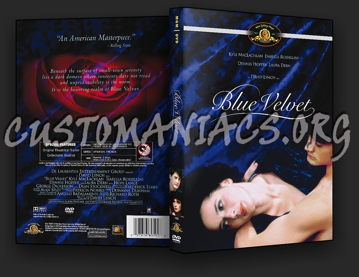 Blue Velvet dvd cover