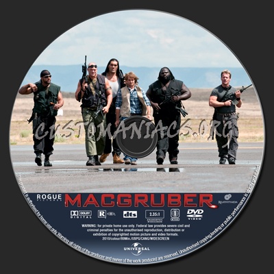 MacGruber dvd label