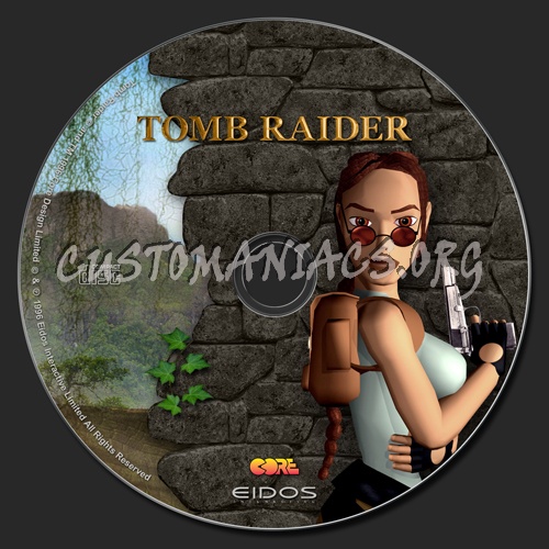 Tomb Raider dvd label