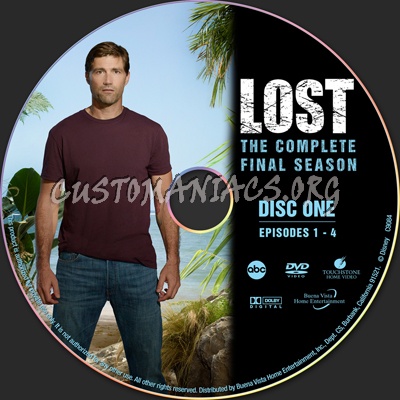 Lost Season 6 - Final Five Edition dvd label