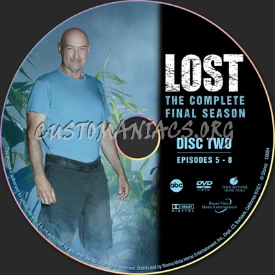 Lost Season 6 - Final Five Edition dvd label