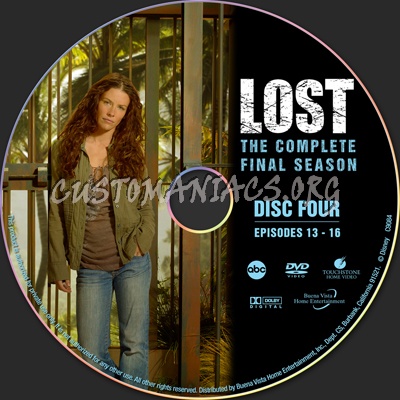 Lost Season 6 - Final Five Edition dvd label