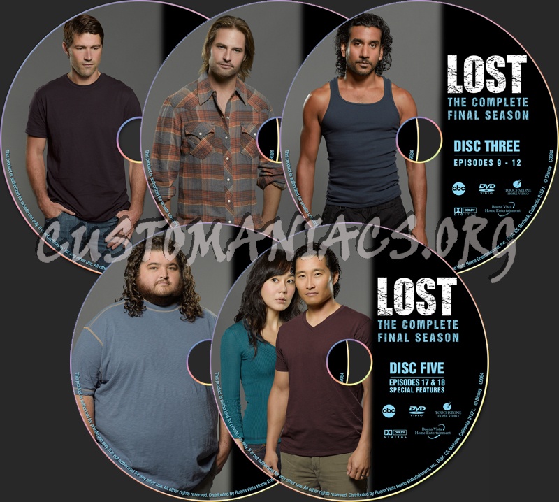 Lost Season 6 - Candidates Edition dvd label