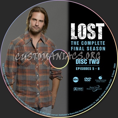 Lost Season 6 - Candidates Edition dvd label