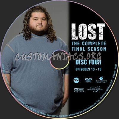 Lost Season 6 - Candidates Edition dvd label