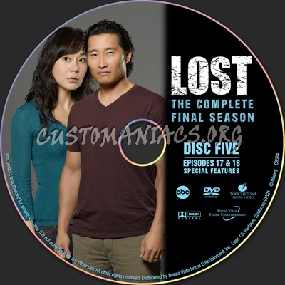 Lost Season 6 - Candidates Edition dvd label