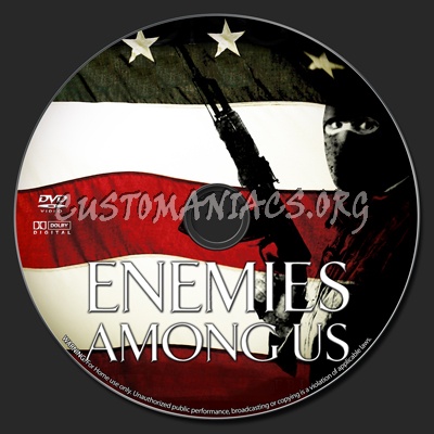 Enemies Among Us dvd label