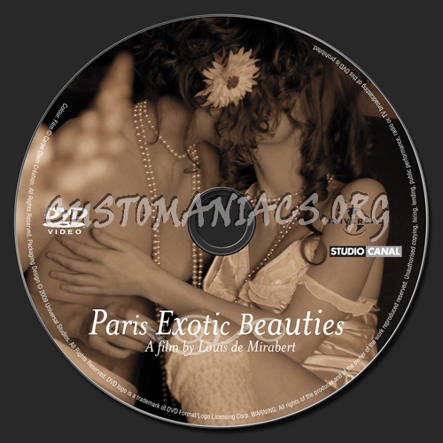 Paris Exotic Beauties dvd label