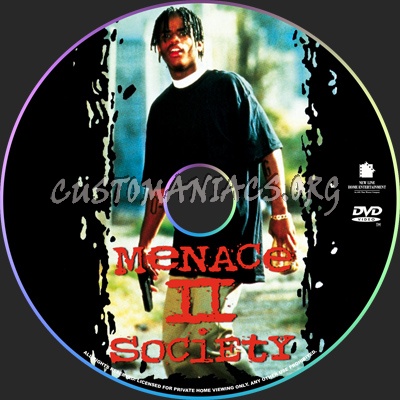 Menace to Society dvd label