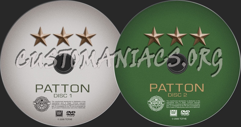 Patton dvd label