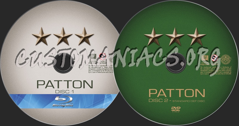 Patton blu-ray label