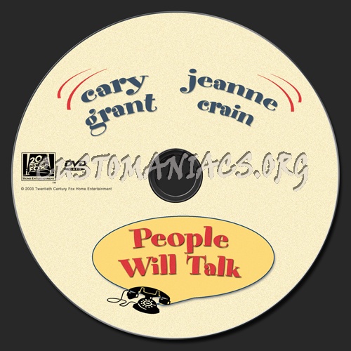 People Will Talk dvd label