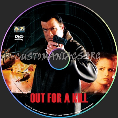 Out For a Kill dvd label