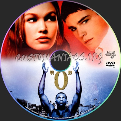 O ( Othello ) dvd label