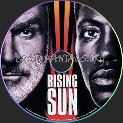 Rising Sun dvd label