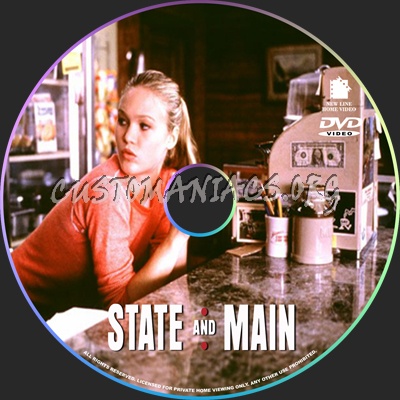 State and Main dvd label