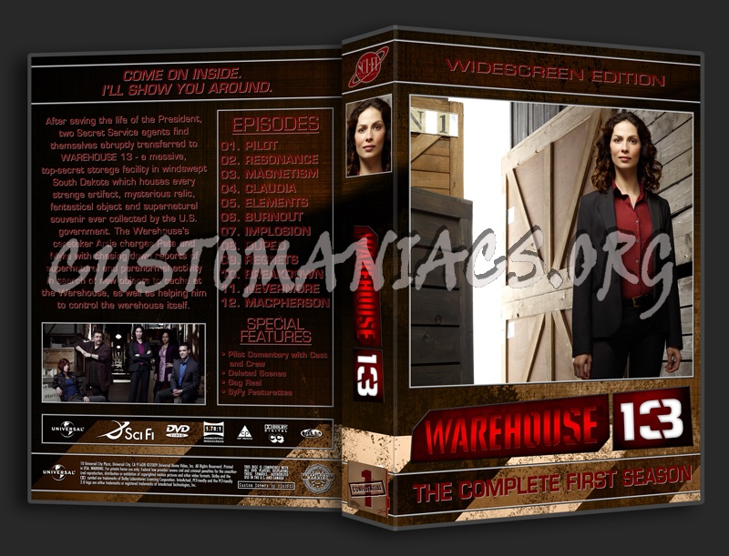 Warehouse 13 Season 1 dvd cover