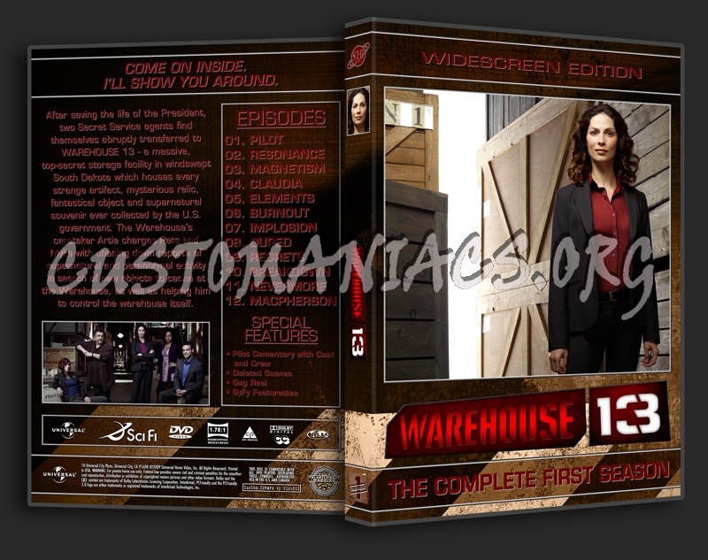 Warehouse 13 Season 1 dvd cover