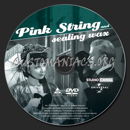 Pink String and Sealing Wax dvd label