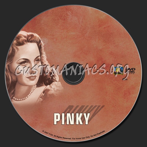 Pinky dvd label