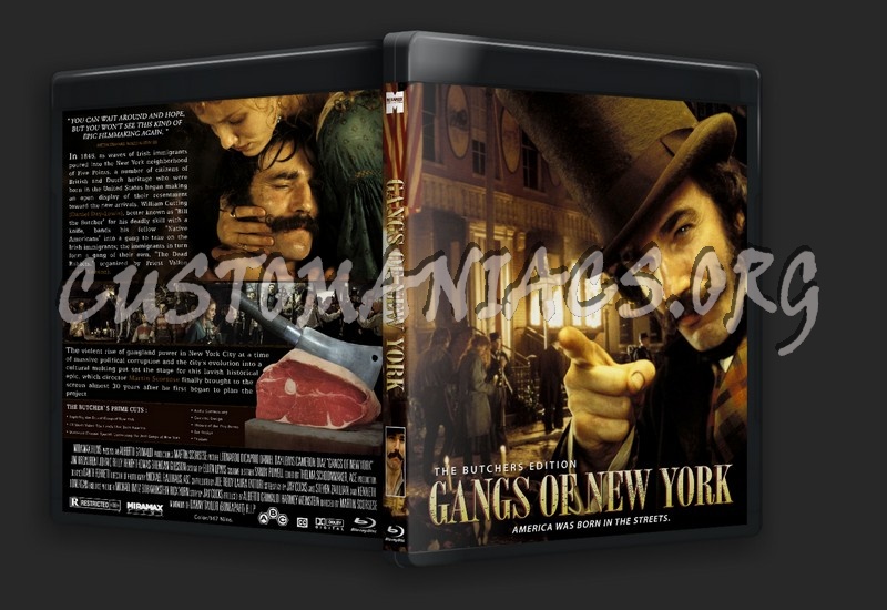 Gangs of New York blu-ray cover