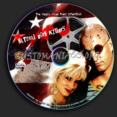 Natural Born Killers dvd label