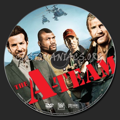 The A Team dvd label