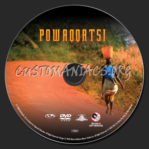 Powaqqatsi dvd label