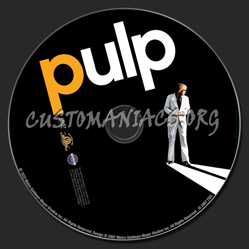 Pulp dvd label