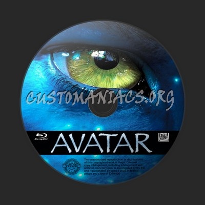 Avatar blu-ray label