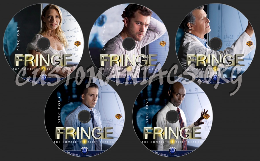 Fringe Season One blu-ray label