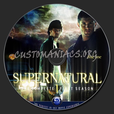 Supernatural Season One blu-ray label