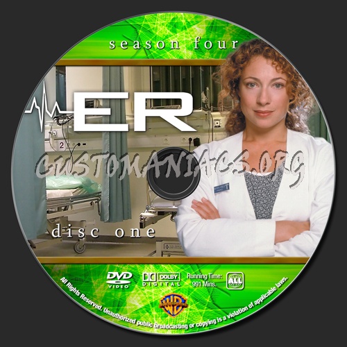 ER - Season 4 dvd label