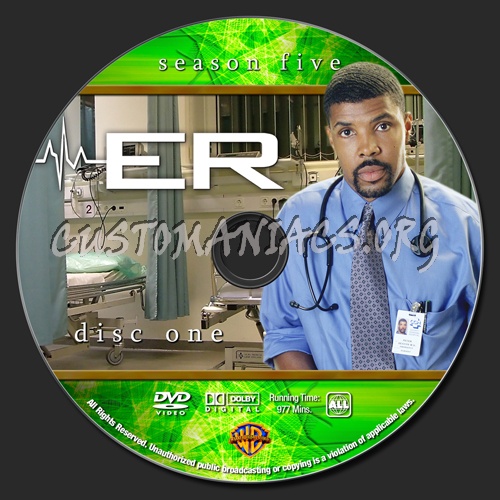 ER - Season 5 dvd label