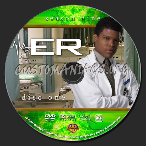 ER - Season 9 dvd label