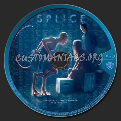 Splice blu-ray label