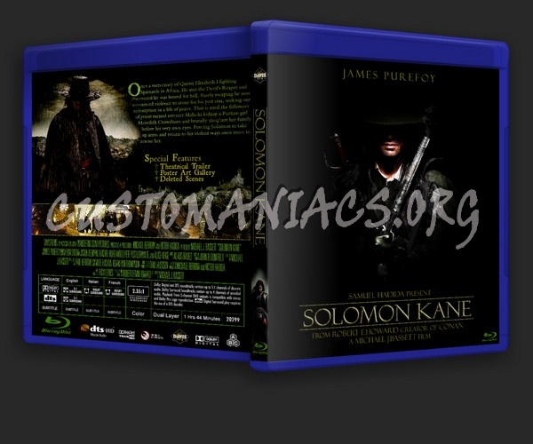 Solomon Kane blu-ray cover