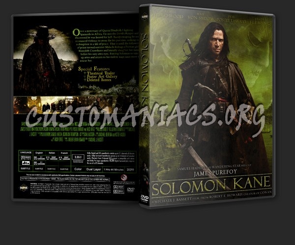 Solomon Kane dvd cover