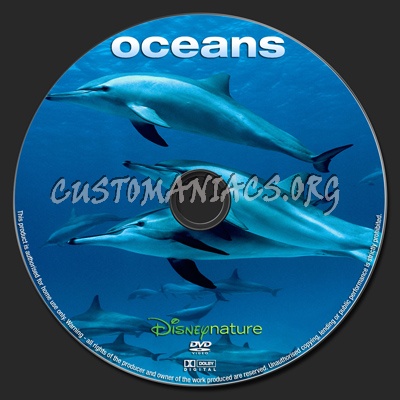 Oceans dvd label
